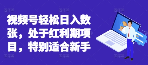 视频号轻松日入数张,处于红利期项目,特别适合新手-三九网赚
